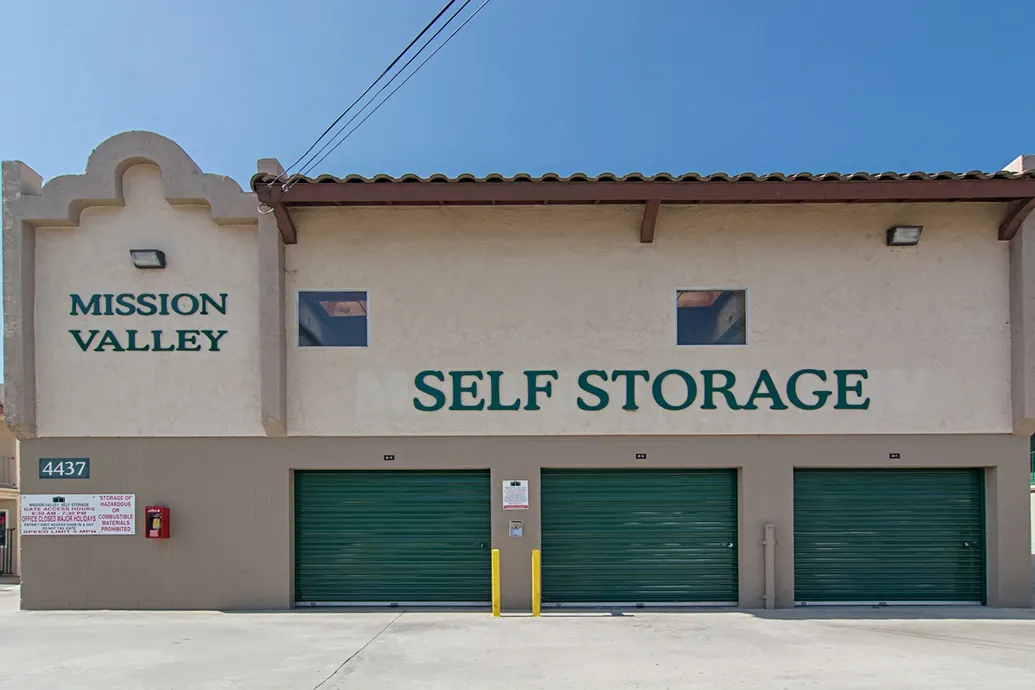 Mission Valley Storage units.