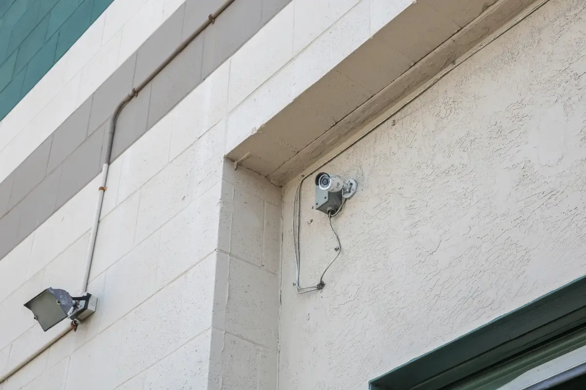 Storage facility security cameras.