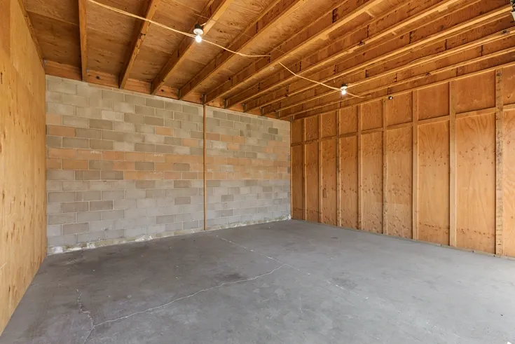 Interior of a large storage facility.