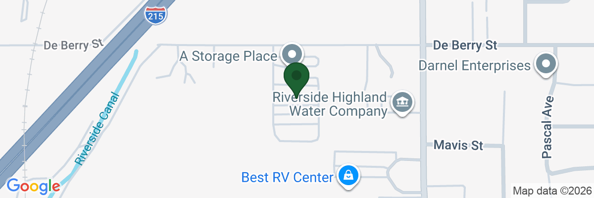 Map showing facility locations