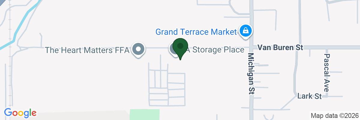 Map showing facility locations