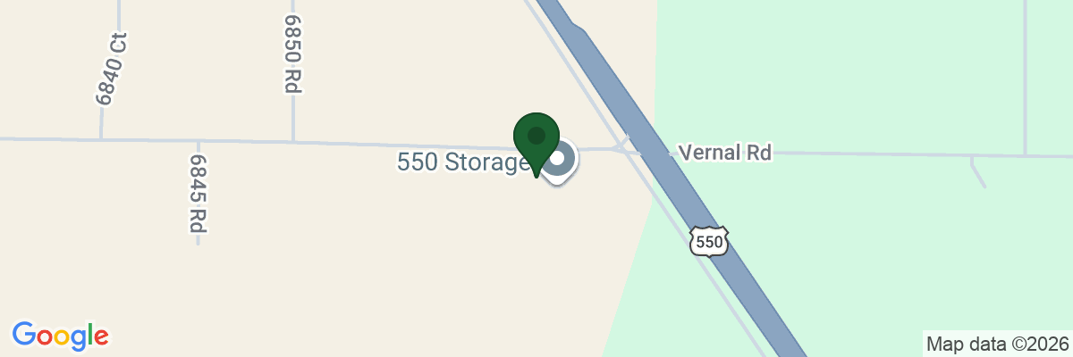 Map showing facility locations
