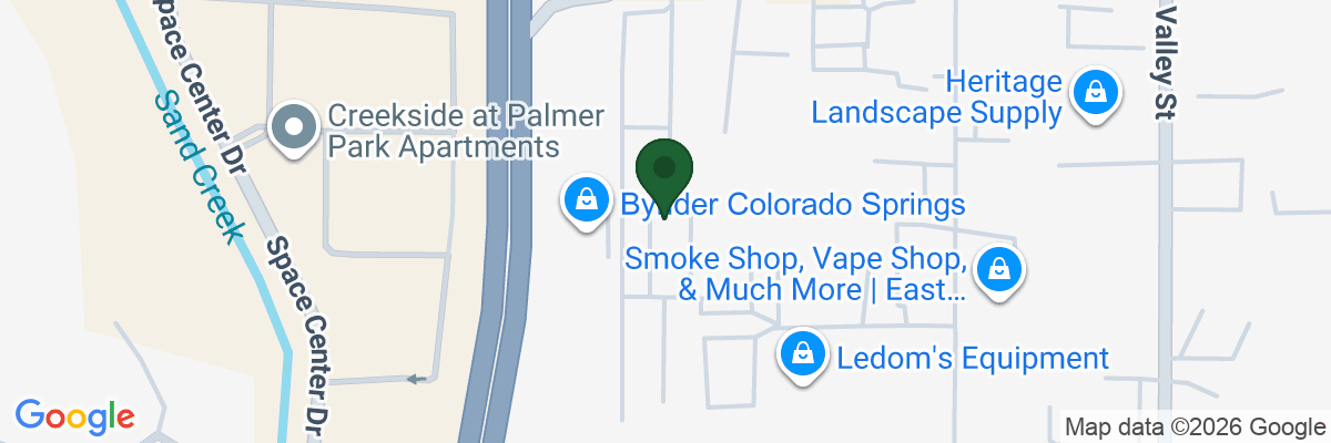 Map showing facility locations