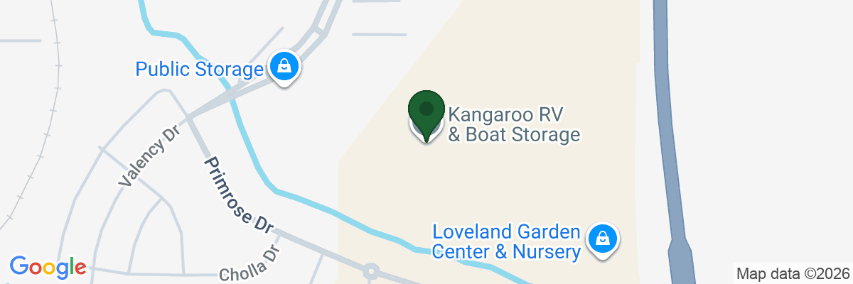 Map showing facility locations