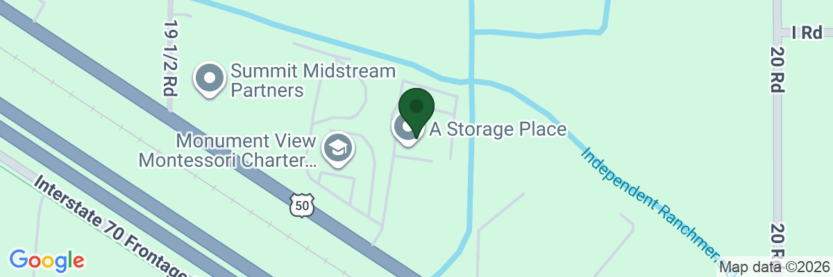 Map showing facility locations