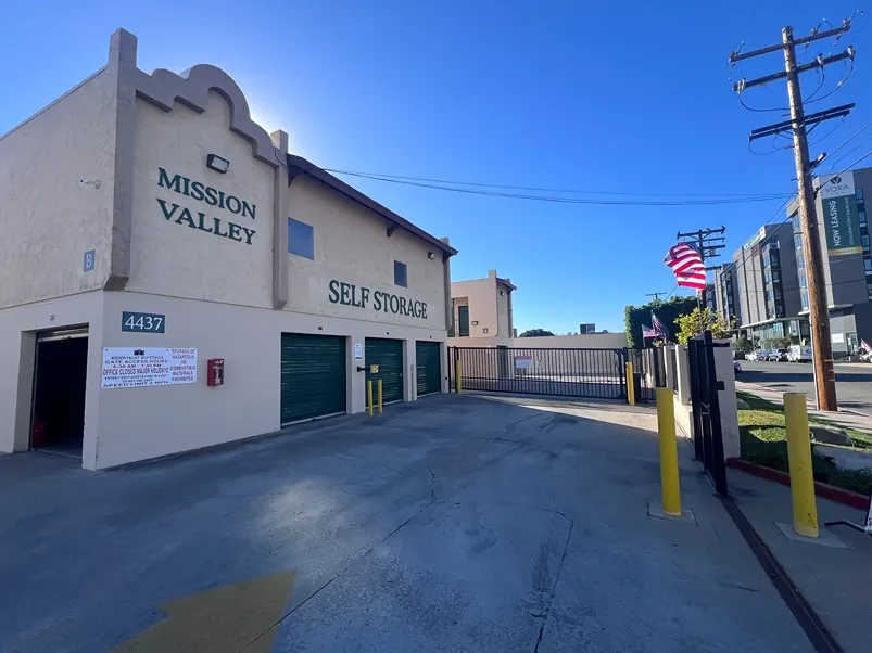 Mission Valley self storage office.