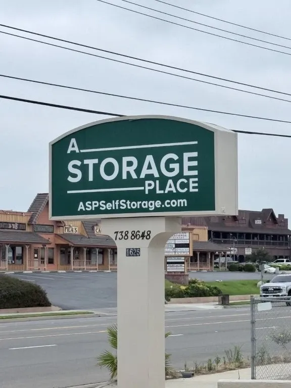 Storage Facility Office Sign Green
